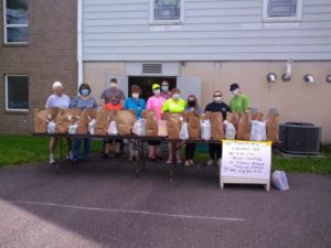 Wapwallopen community food distribution